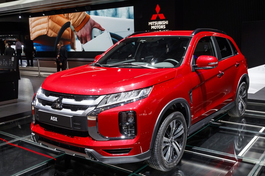 epa07415592 The Mitsubishi Motors ASX is presented during the first media day at the 89th Geneva International Motor Show in Geneva, Switzerland, 05 March 2019. The Motor Show will open its gates to t ...