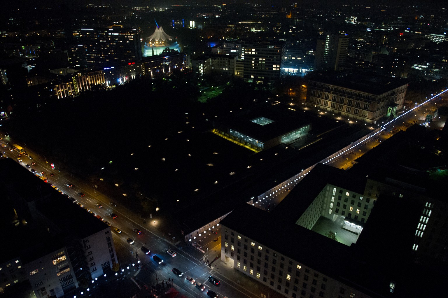 Luftbild von Berlin aus dem Jahr 2014.