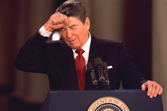 Ronald Reagan hinterliess einen Schuldenberg.