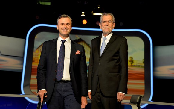 Müssen sich einer weiteren Wahl stellen: Die beiden Kandidaten Norbert Hofer (FPÖ) und&nbsp;Alexander Van der Bellen (Grünen).