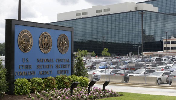 FILE - This June 6, 2013 file photo shows the National Security Administration (NSA) campus in Fort Meade, Md., where the US Cyber Command is located. U.S. officials tell The Associated Press that the ...