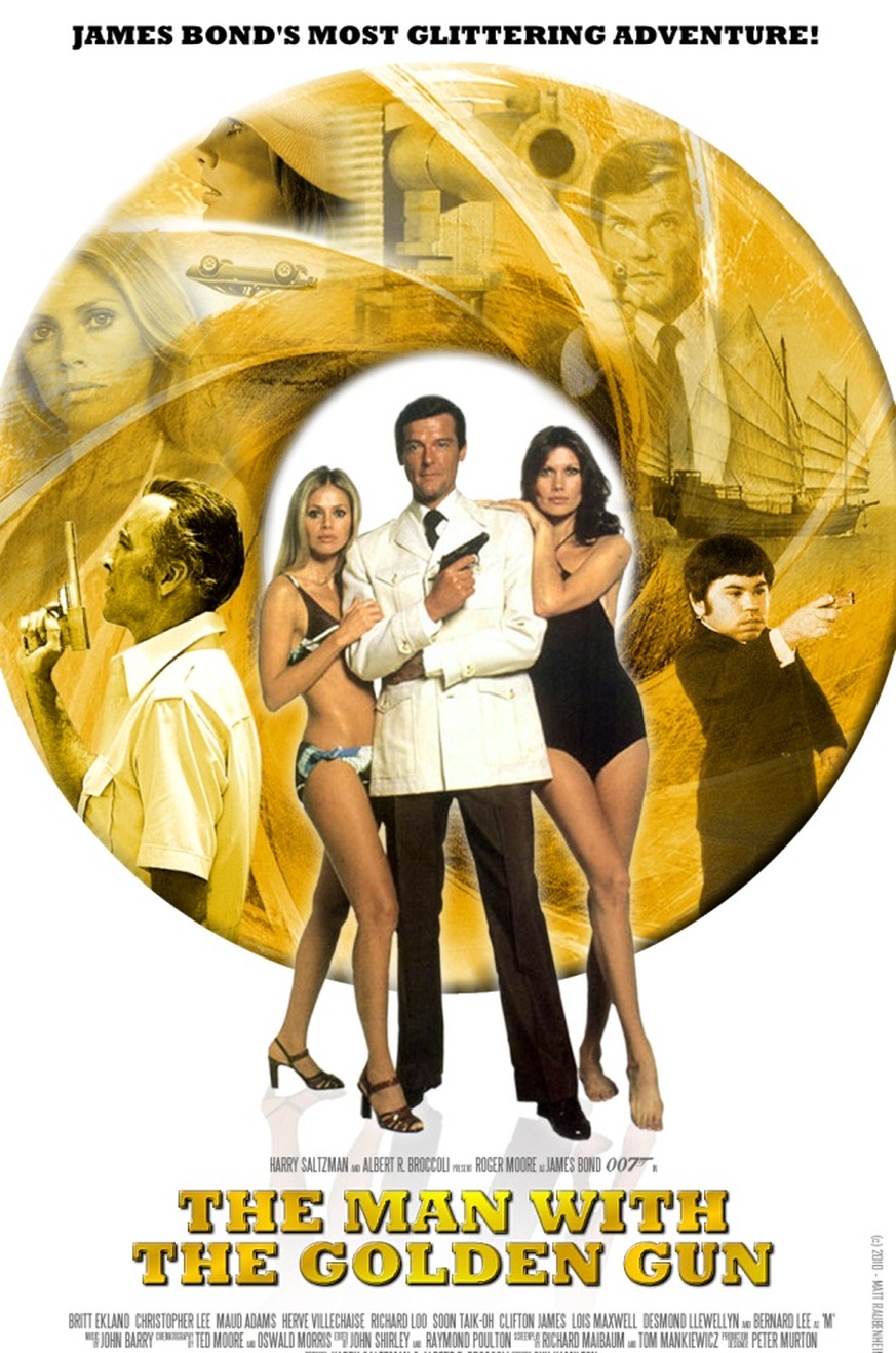 the man with the golden gun james bond 007 roger moore christopher lee britt eklund maud adams http://www.the007dossier.com/007dossier/page/The-Man-With-The-Golden-Gun-Movie-Posters