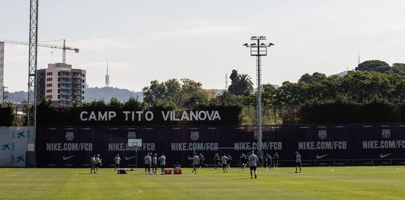 July 12, 2018 - General view of Camp Tito Vilanova during the first FC Barcelona Barca training session of the 2018/2019 La Liga pre season in Ciutat Esportiva Joan Gamper, Barcelona on 11 of July of  ...