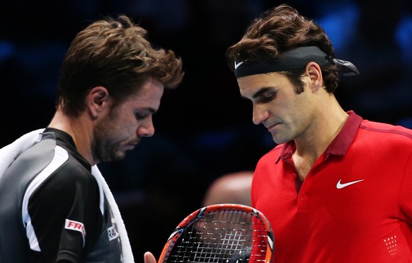 Acht Tage vor dem Triumph von Lille kreuzen Stan Wawrinka und Roger Federer noch als Gegner die Klingen.