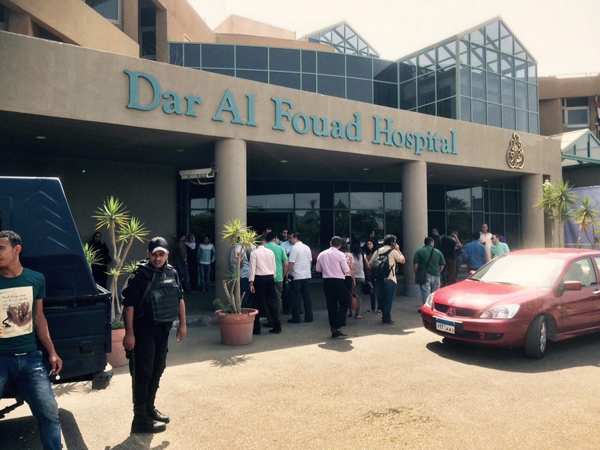 In diesem Spital in Kairo wurden die Verletzten behandelt.