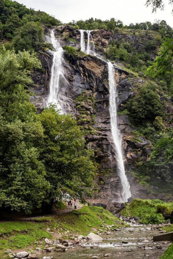 Der Wasserfall von Acquafraggia in Piuro. Bild: imago