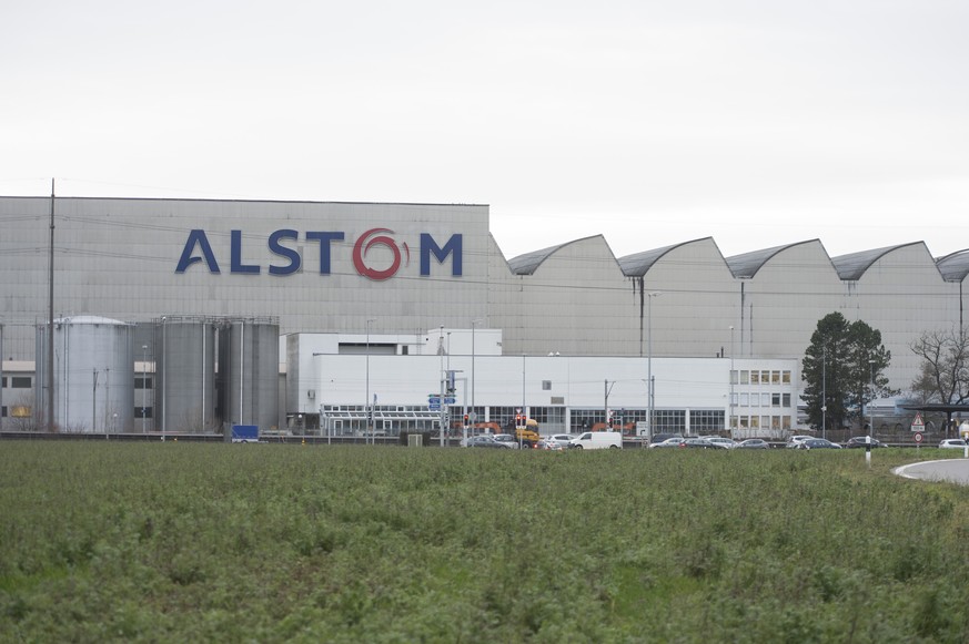 Die Fabrik der Alstom in Birr – dieser Standort bleibt erhalten.