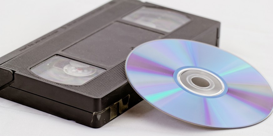 Die VHS-Kassette ist tot und mit der CD geht's auch abwärts.