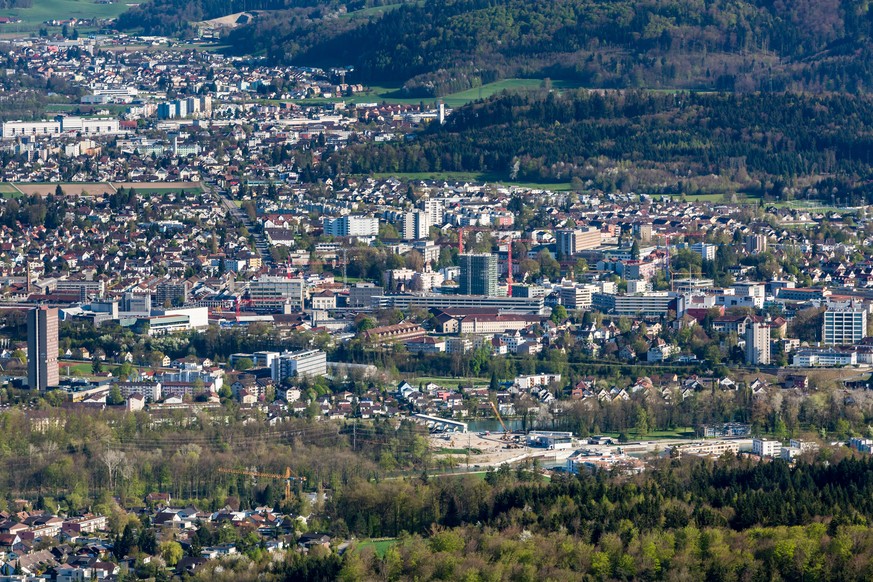 Symbolbild Mittelland (Blick auf Aarau und Umgebung)