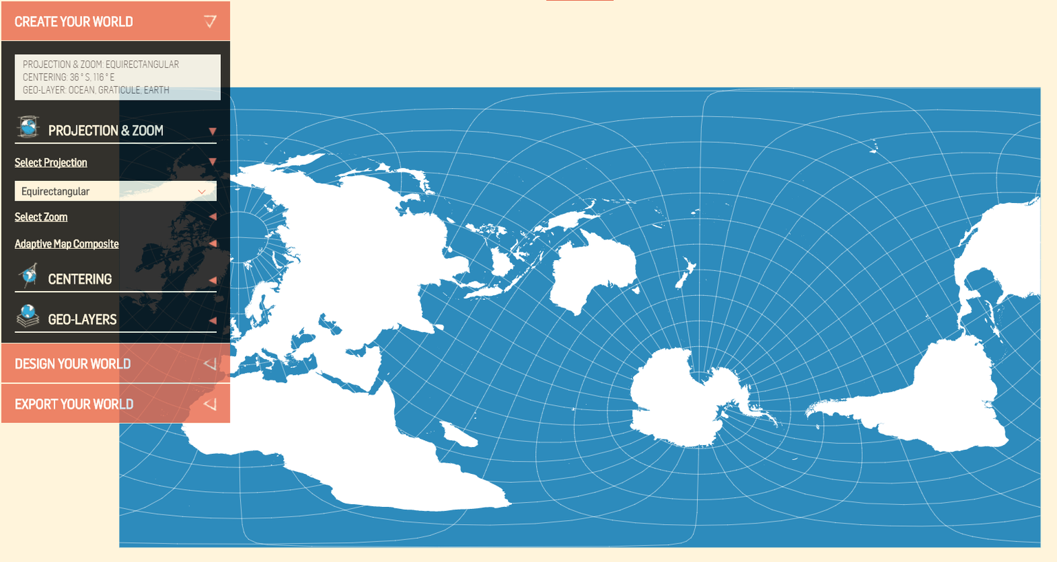 Die Antarktis im Zentrum der Welt: Würden Pinguine eine Weltkarte zeichnen, sähe sie vermutlich so aus.&nbsp;