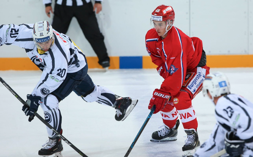 Ambri und Rapperswil beim Testspiel vom Samstag.