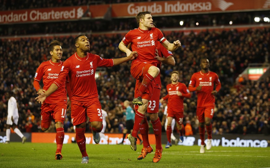 Jubel in Rot: Milner schiesst Liverpool zum Sieg.