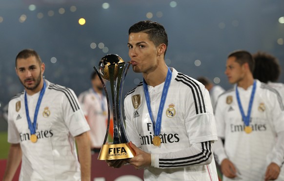 Ronaldo mit dem Objekt der Begierde.&nbsp;