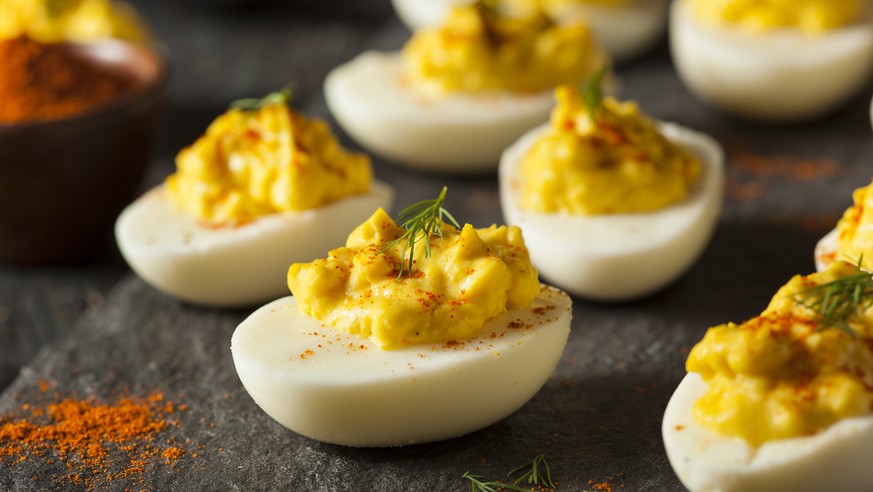 deviled eggs devilled eggs russische eier mayonnaise