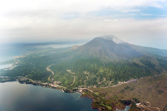 Der Vulkan vor dem Ausbruch.