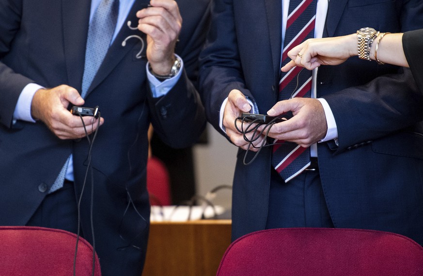 In one of Germany&#039;s biggest tax fraud trial, two British investment bankers stand in the courtroom in Bonn, Germany, accused of helping dubious transactions with massive tax losses for the state  ...