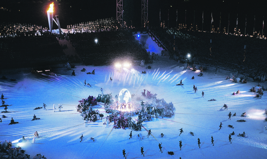 Eröffnungs-Zeremonie der Winterspiele von Lillehammer 1994 Werden die damaligen Spiele in Norwegen zum Vorbild für «Sion 2026»