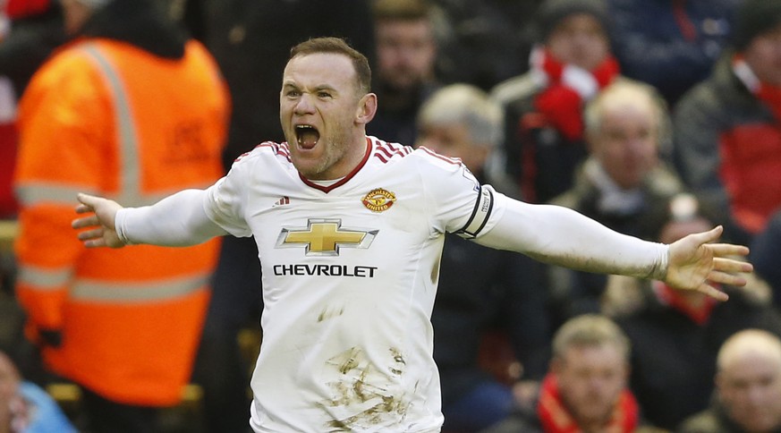 Wayne Rooney bucht sein 176. Tor für Manchester United und entscheidet die Partie gegen Liverpool.