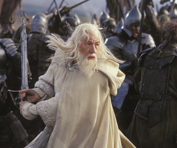 Ian McKellen as Gandalf battles evil in this undated promotional photo from New Lines epic film, The Lord of the Rings: The Return of the King.&quot; The New York Film Critics Circle on Monday Dec. 15 ...