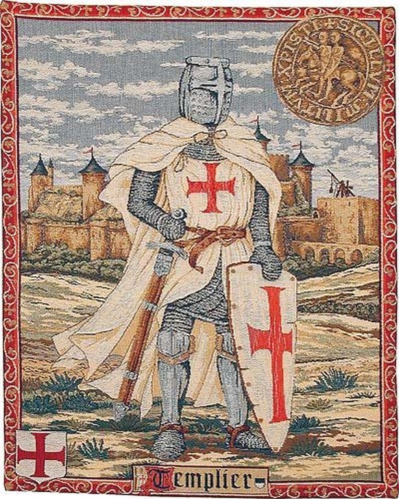 Der geistliche Ritterorden wurde 1118 im Königreich Jerusalem gegründet und bestand bis 1312.