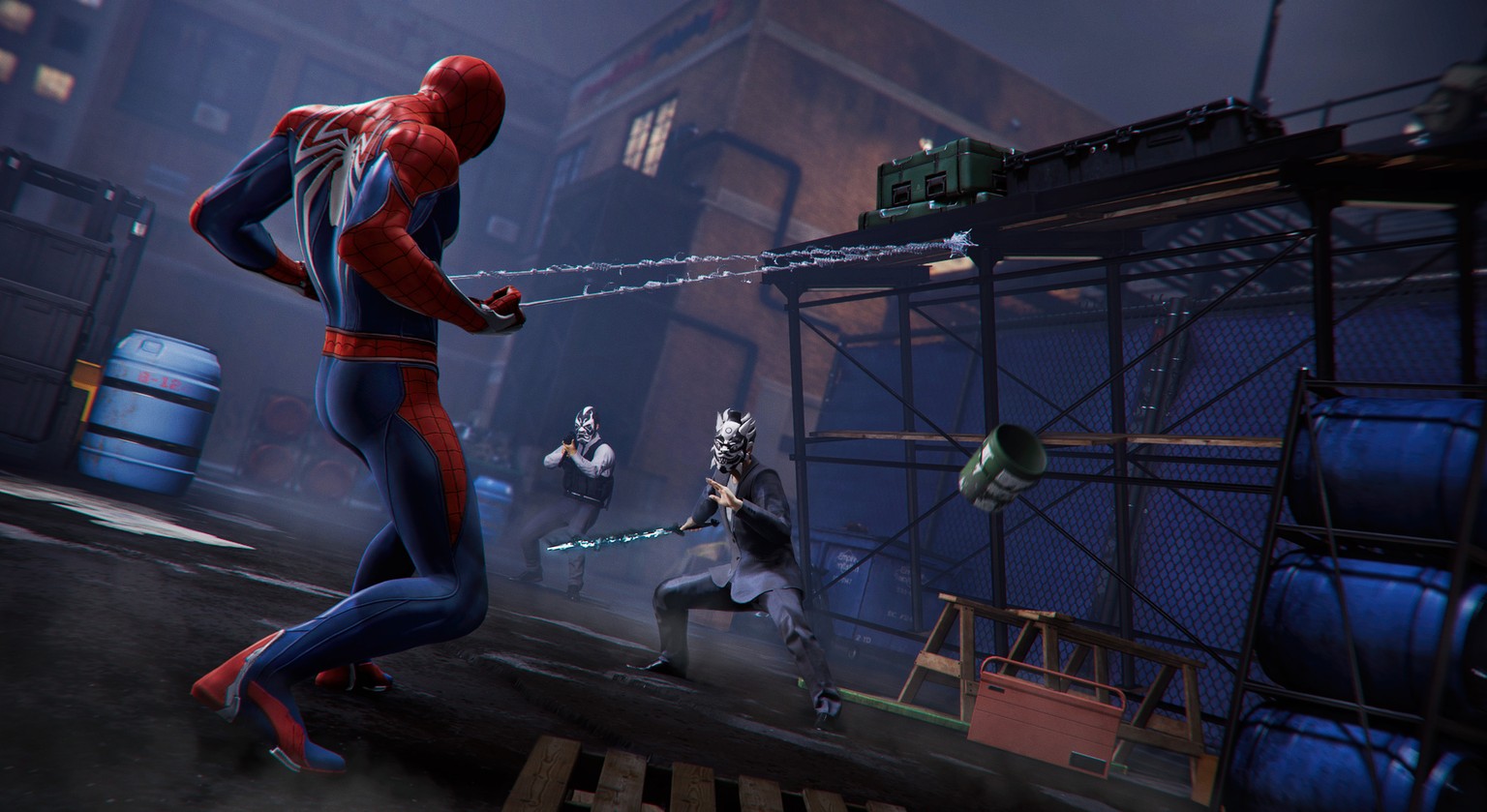 «Spider-Man» darf auch mit der Umgebung interagieren, um sich zur Wehr zu setzen.