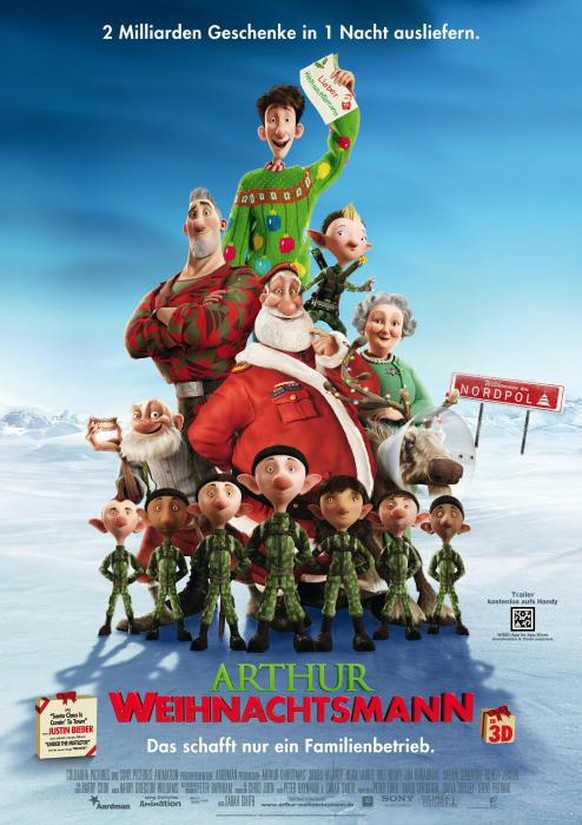 Weihnachtsfilme für Weihnachten: Arthur Weihnachtsmann