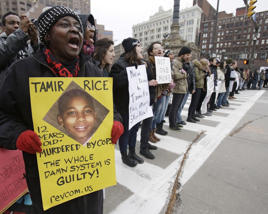Proteste und Entsetzen in Cleveland nach der Erschiessung von Tamir Rice.
