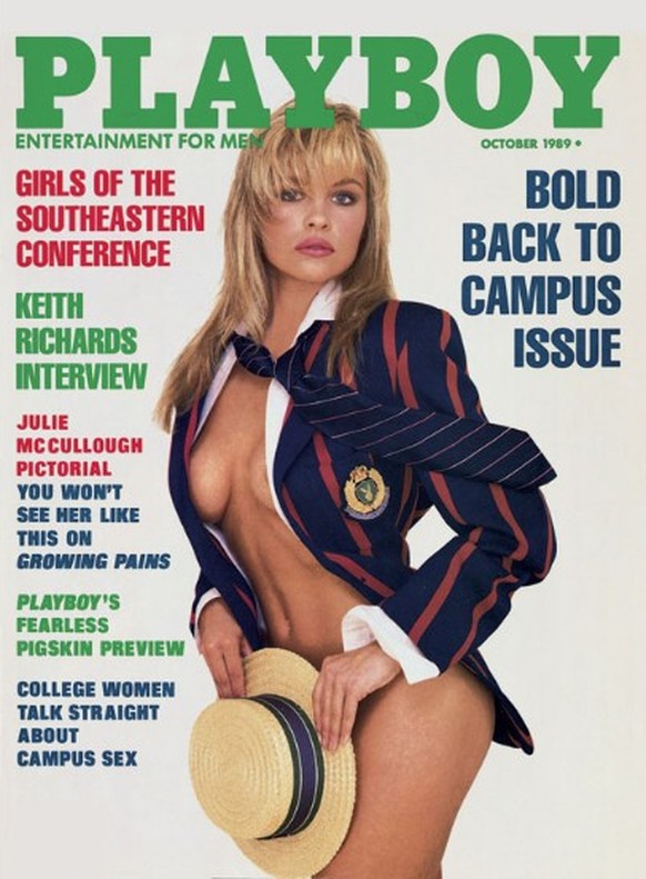 1989: Das allererste «Playboy»-Cover von Pamela Anderson. Das sollte ihr danach noch zwölf Mal gelingen.