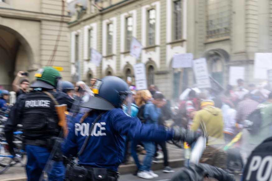 Eritrea-Demo in Bern (Waisenhausplatz und Umgebung) am 22. September 2020.