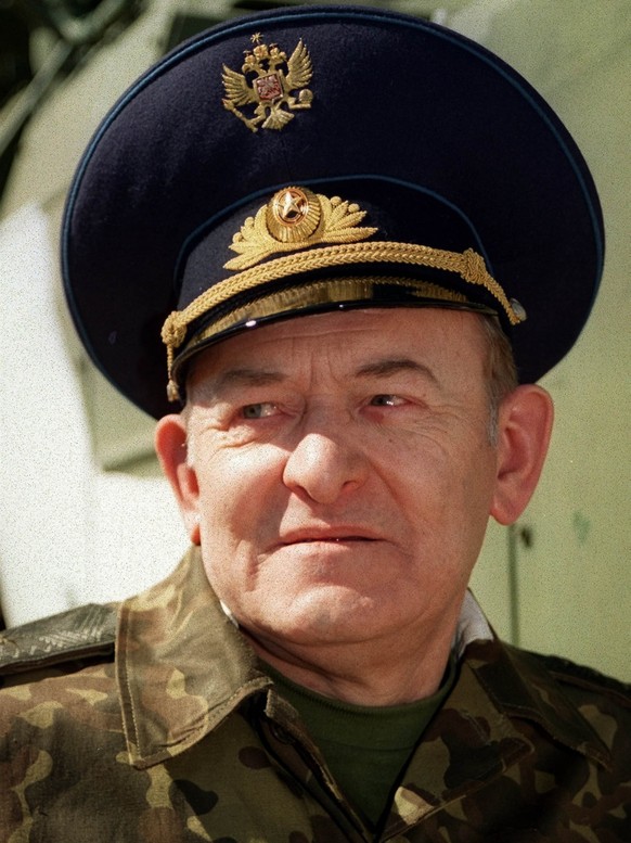 1997 August photo shows General Anatoly Kornukov, Russia&#039;s air force chief, appointed by President Boris Yeltsin on Friday, January 20, 1998. The Russian Air Force acknowledged Friday that its ne ...