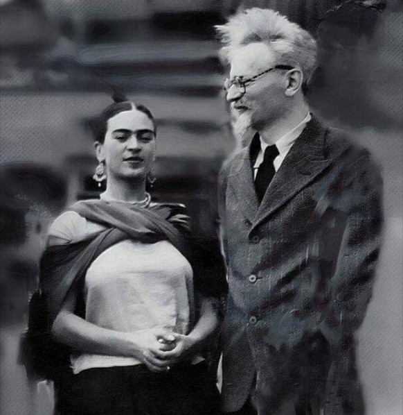 Frida und Leo Trotzki, 1937.