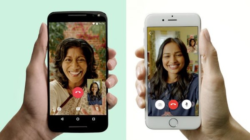Nach Textnachrichten und Sprachanrufen offeriert WhatsApp nun auch verschlüsselte Video-Calls.