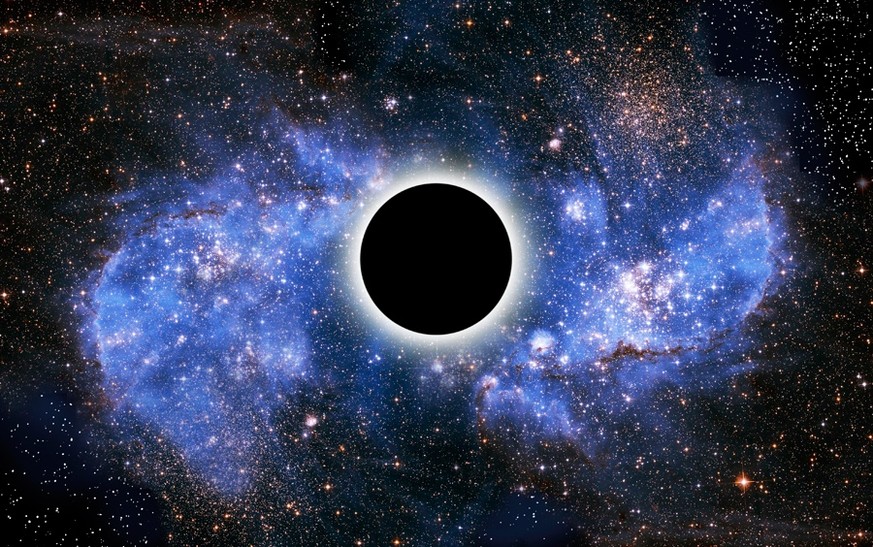 Darstellung eines Schwarzen Loches