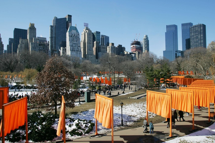 Feb 27, 2005 - New York, NY, USA - The most protracted project of the artist couple Christo and Jeanne-Claude, The Gates, in Central Park in New York City, was also referred to it as The Gates, Centra ...