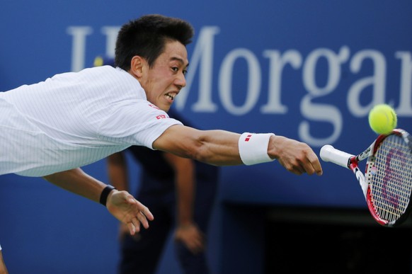 Erstmals in einem Major-Halbfinal: Kei Nishikori.