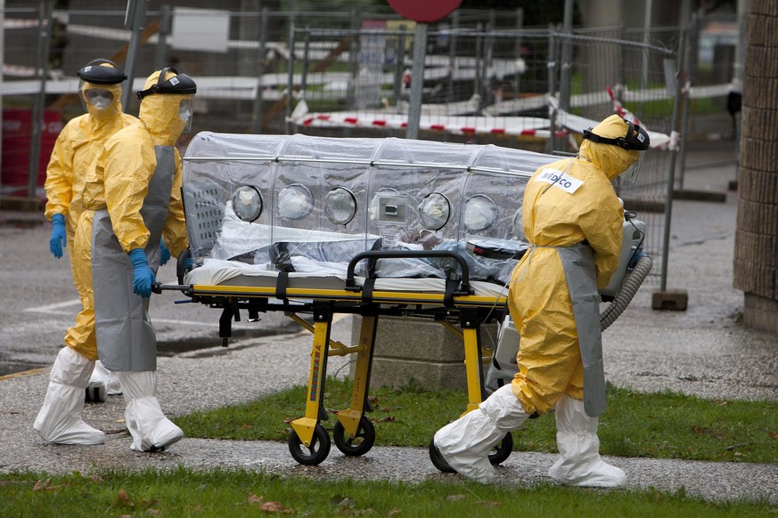 Schreckensszenario Ebola-Ausbruch: Diese Patientin wurde im Oktober 2015 in Spanien mit Verdacht auf Ebola hospitalisiert.&nbsp;