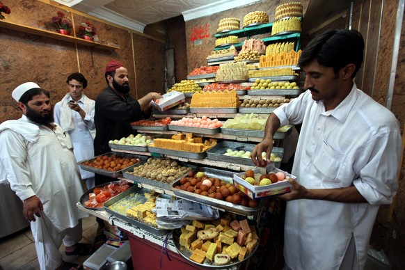 Pakistanischer Süssigkeiten-Verkäufer (Symbolbild).