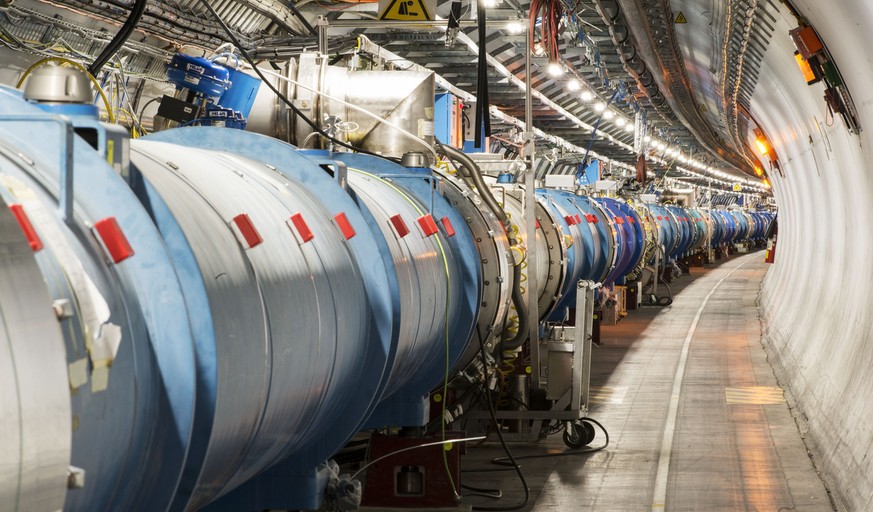 100 Meter unter dem Erdboden: Der Large Hadron Collider des Cern.