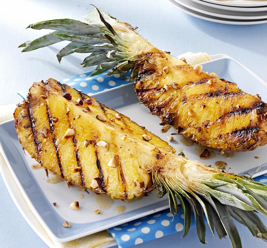http://www.tasteofhome.com/recipes/grilled-pineapple ananas grilliert gegrillt barbecue bbq pineapple essen food frucht grillieren grillen