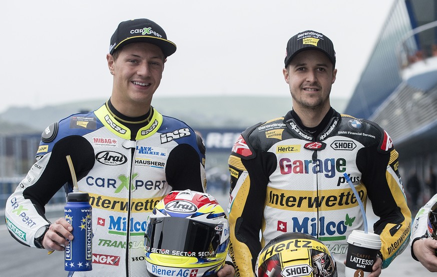 Dominique Aegerter und Tom Lüthi verschaffen sich eine vielversprechende Ausgangslage für den Moto2-GP von Italien.