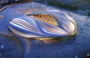 So soll dereinst das Al Wakrah Stadion aussehen, eine der Spielstätten der WM 2022.