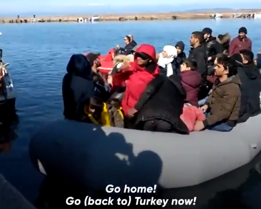Unerwünscht: Migranten nach der Ankunft auf der griechischen Insel Lesbos.