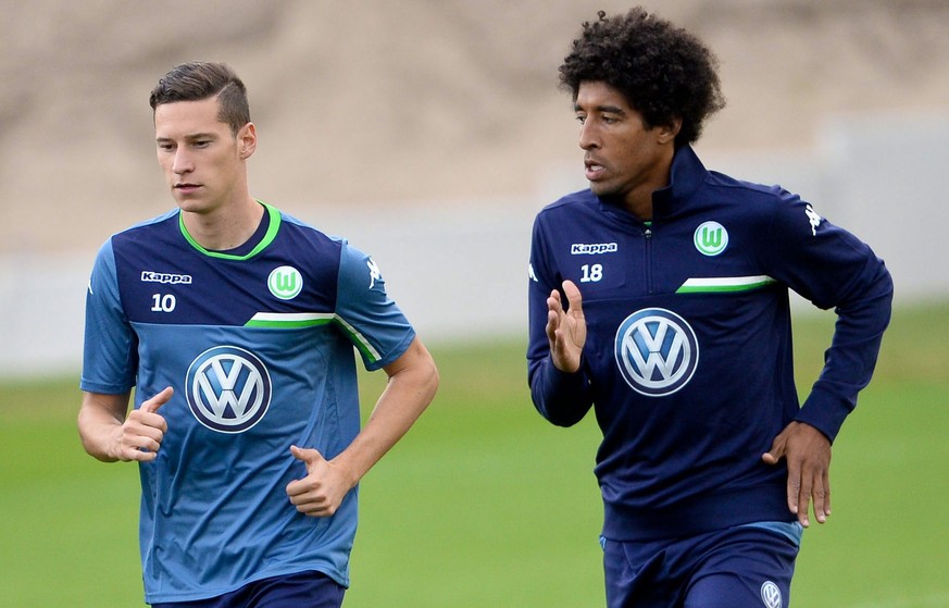 Neu in Wolfsburg: Julian Draxler, der von Schalke kam, und Ex-Bayern-Verteidiger Dante.