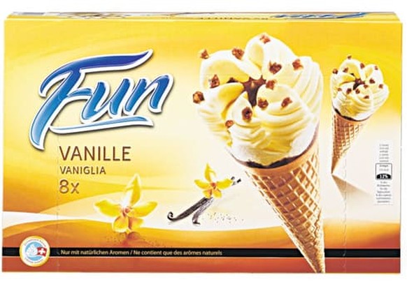 fun cornet vanille glace eiskreme eis ice cream dessert essen food zucker migros schweiz https://produkte.migros.ch/fun-cornet-vanille