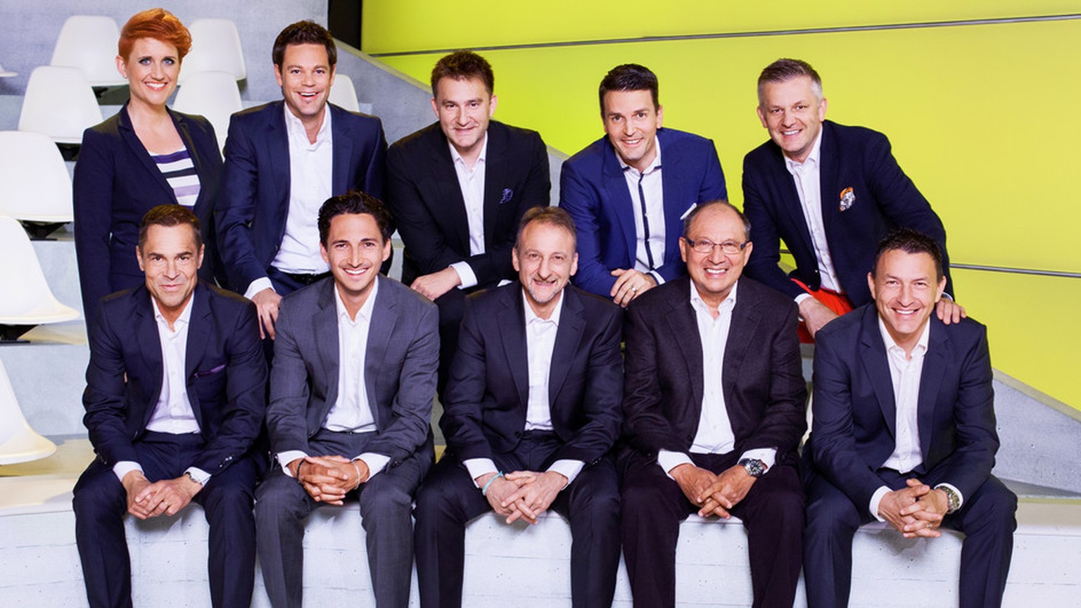 Das WM-Team des Schweizer Fernsehens.