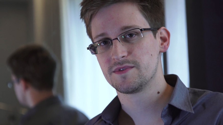 epa07841832 (FILE) - A video grab courtesy of The Guardian newspaper showing former CIA employee Edward Snowden during an exclusive interview with the newspaper&#039;s Glenn Greenwald and Laura Poitra ...