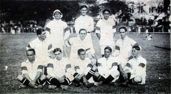 Das erste brasilianische Fussball-Nationalteam anno 1914.&nbsp;