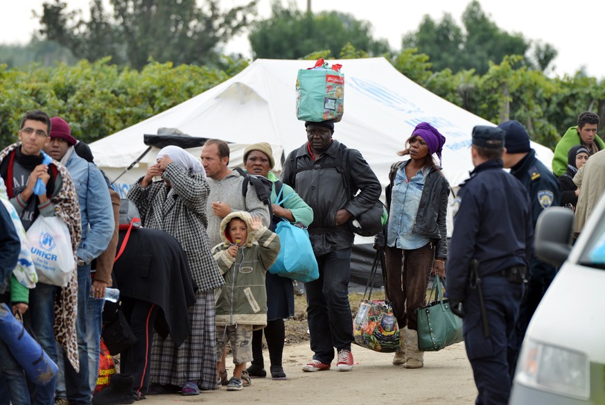 Auch am Wochenende kommen wieder Tausende neuer Flüchtlinge in Kroatien an.