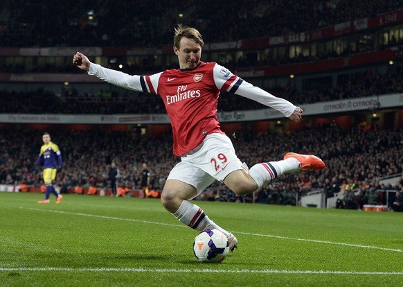Vor einem Jahr kickte Kim Källström noch für Arsenal.