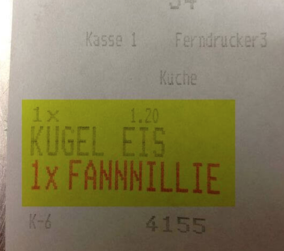 (Stimmt aber eigentlich nicht, ich finde Fannnillie recht lahm, dunkle Schoggi for ever, ok tschau).